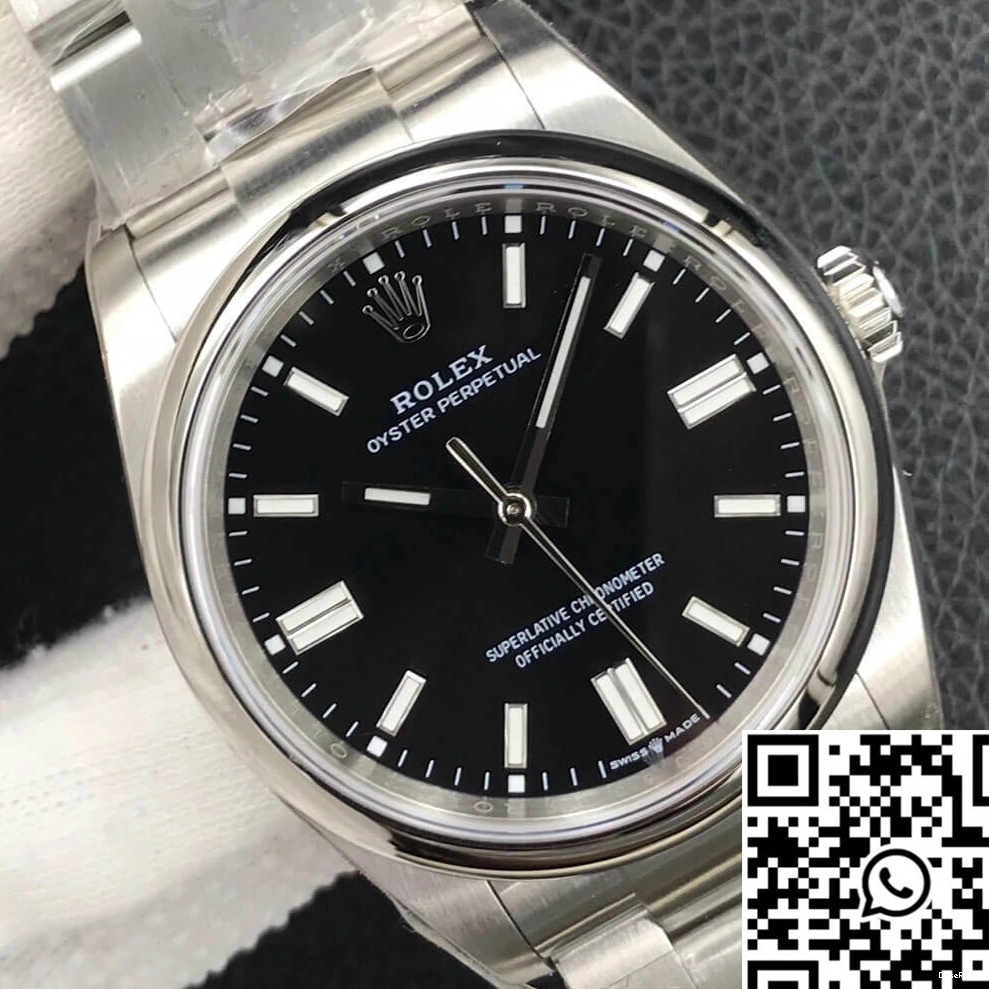EW Oyster Black Perpetual 36MM M126000-0002 Rolex Factory Dial 0425